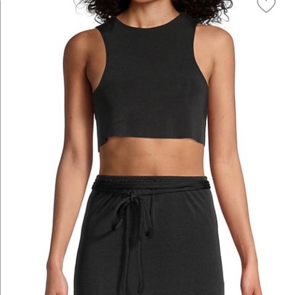 Danielle Bernstein cropped tank M slinky rib jersey brand new by WeWoreWhat - Picture 7 of 7